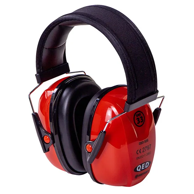 Beeswift QED SNR33 Comfort Ear Defenders — Red
